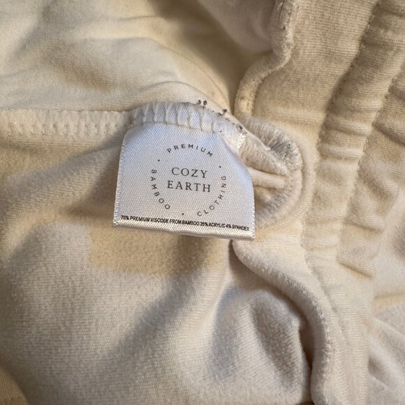 Cozy Earth Ivory Women's Bamboo Jogger Pant Size Large - Picture 5 of 6